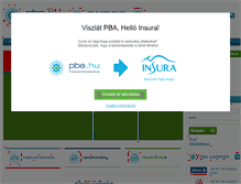 Tablet Screenshot of pba.hu